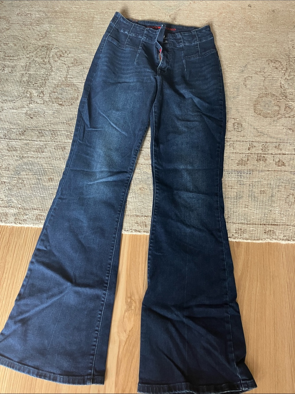 Lucky Brand Dark Indigo Flare Jeans